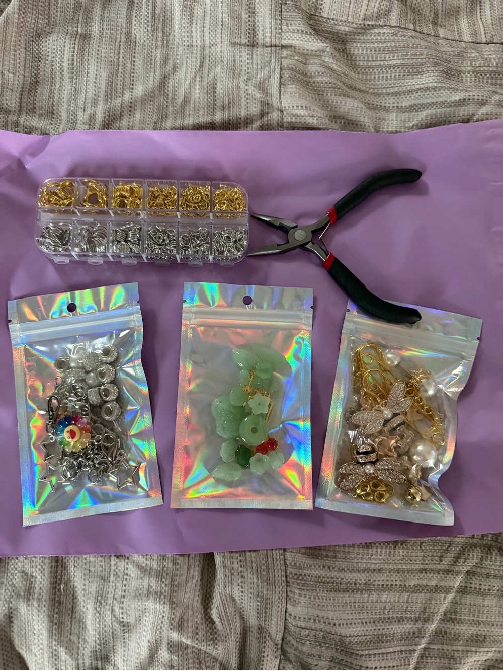 Shoe charm and accessory making kit